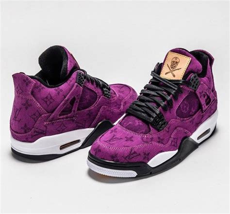 louis vuitton sneaker purple|jordan 4 louis vuitton.